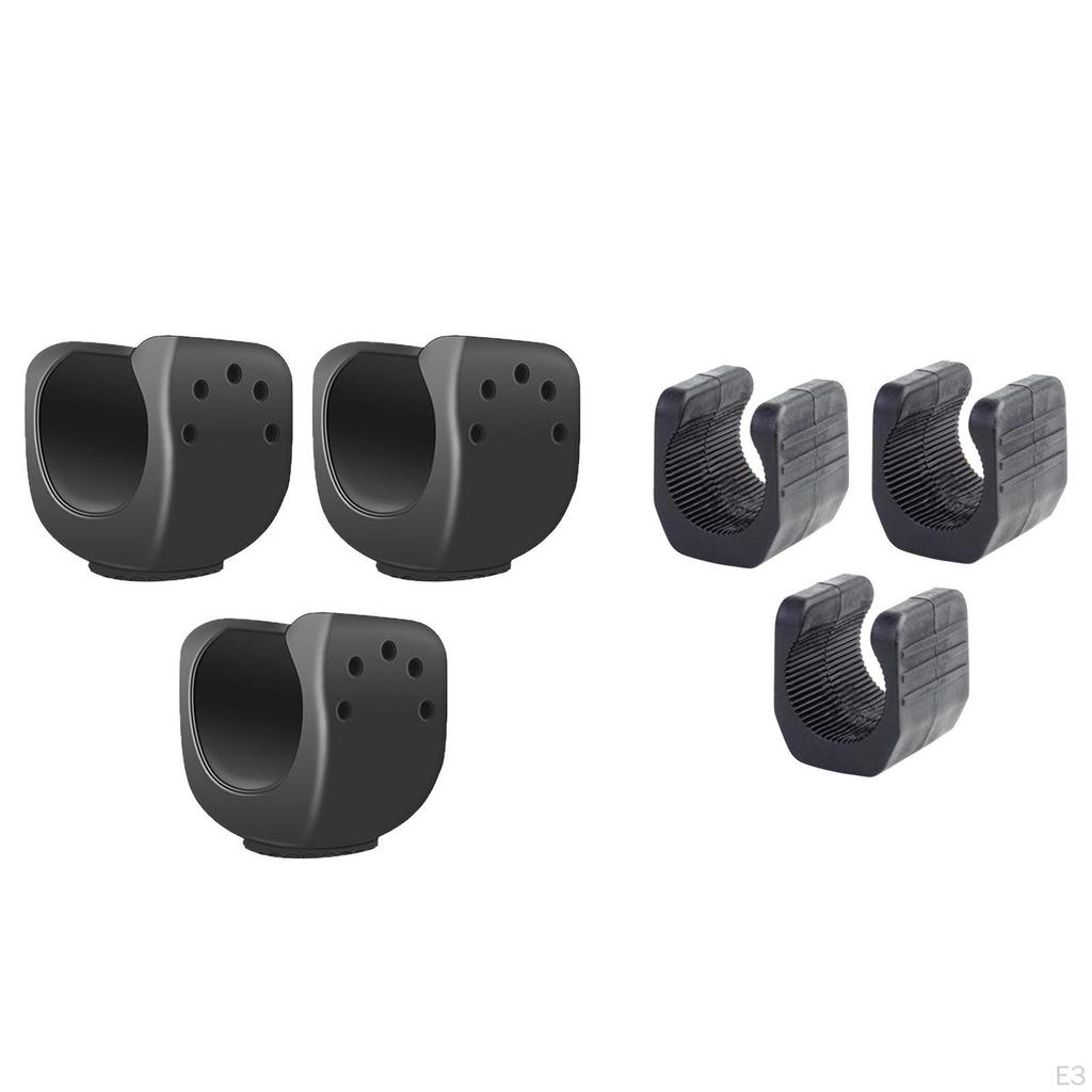 3 Pieces Flashlight Mounting Brackets Bicycle Mount Clips Rotating Universal Bike Torch