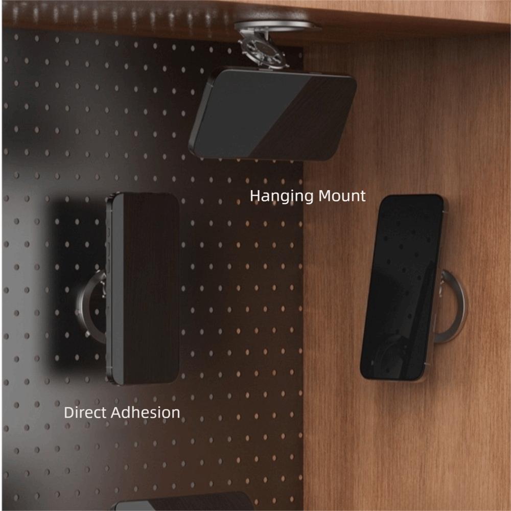 360 Rotating Magnetic Phone Holder Zinc Zinc Zinc Alloy Foldable Phone Grip Phone Ring Holder Desk Use