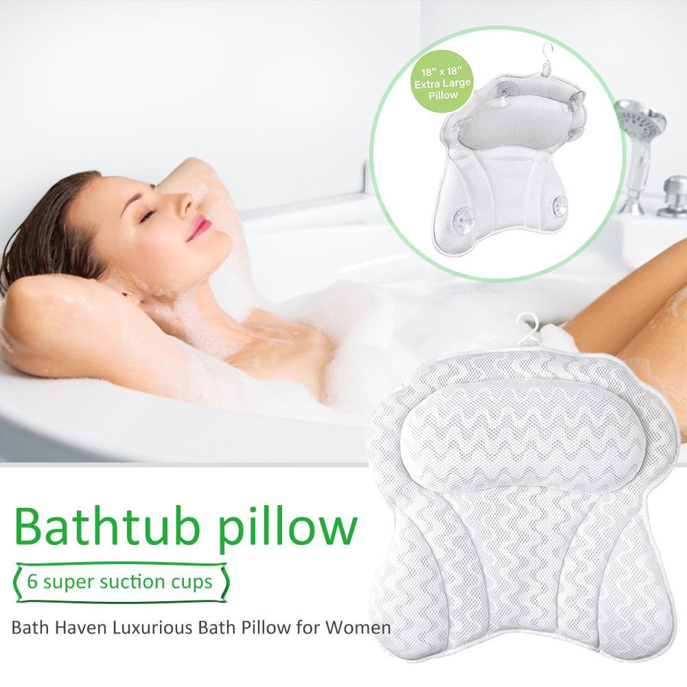 massaging bath pillow