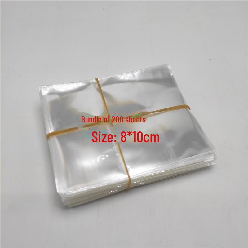 

«Карточки для упаковки аксессуаров для волос»: 100 листов, 8x6 см, складывающиеся в «бабочку», белые