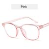 New Pc Reading Glasses Black Blue Transparent Round Frame Glasses Anti-Blue Glasses Men Women