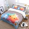 Cute Star Pattern Bedding Set Bedding Duvet Cover Set Duvet Cover Pillowcases (1 * Duvet Cover 2 * Pillowcases, Without Duvet Insert)