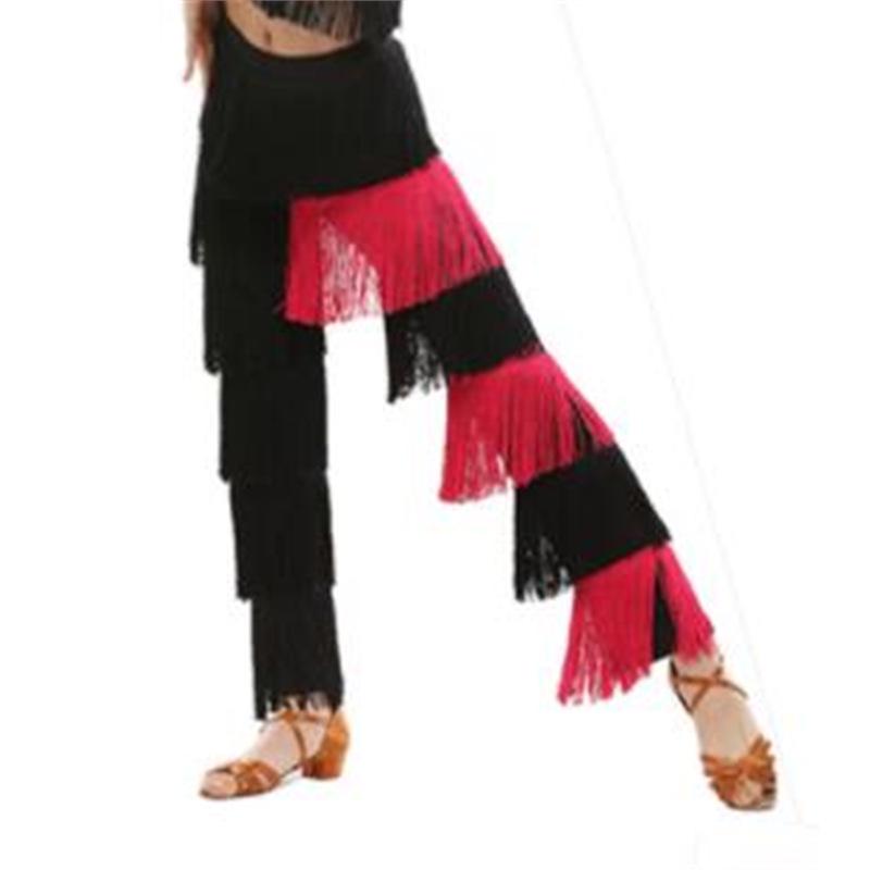 Adult & Children's Latin Dance Fringe Pants for Competition & Practice