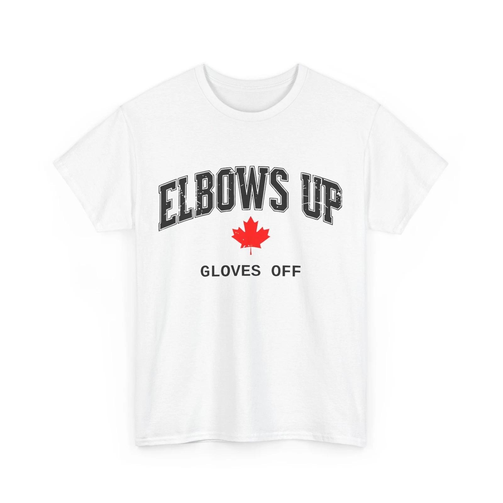 Canada Elbows Up T-Shirt, Canadian Canada Lovers Women Men Shirt L