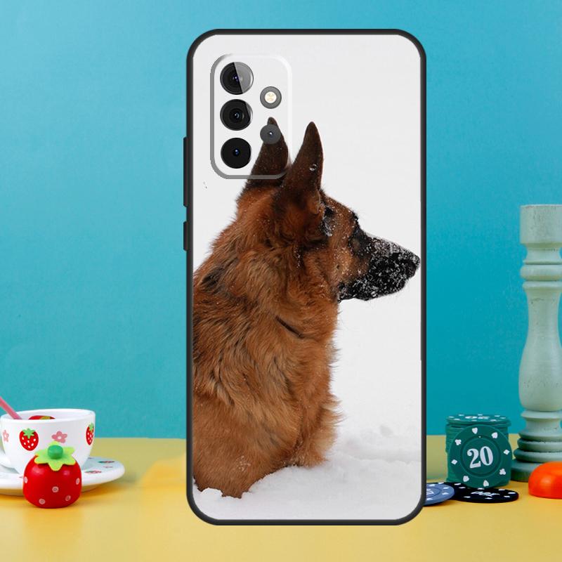 German Shepherd Dog Case For Samsung Galaxy A15 A16 A05 A26 A36 A56 A52 A53 A33 A13 A34 A54 A14 A35 A55 A22 A32