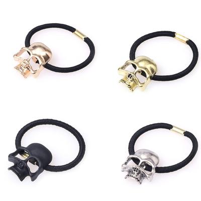 Halloween Zopfhalter Totenkopf Scrunchies Totenkopf Haargummi Totenkopf Gummibänder