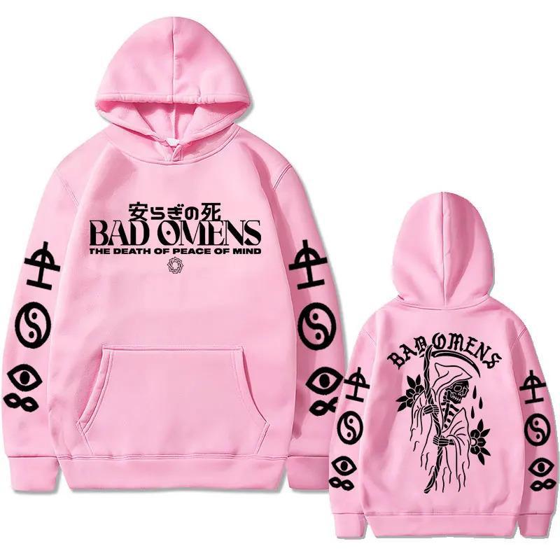 Bad Omens Band Tour American Music Print Hoodie