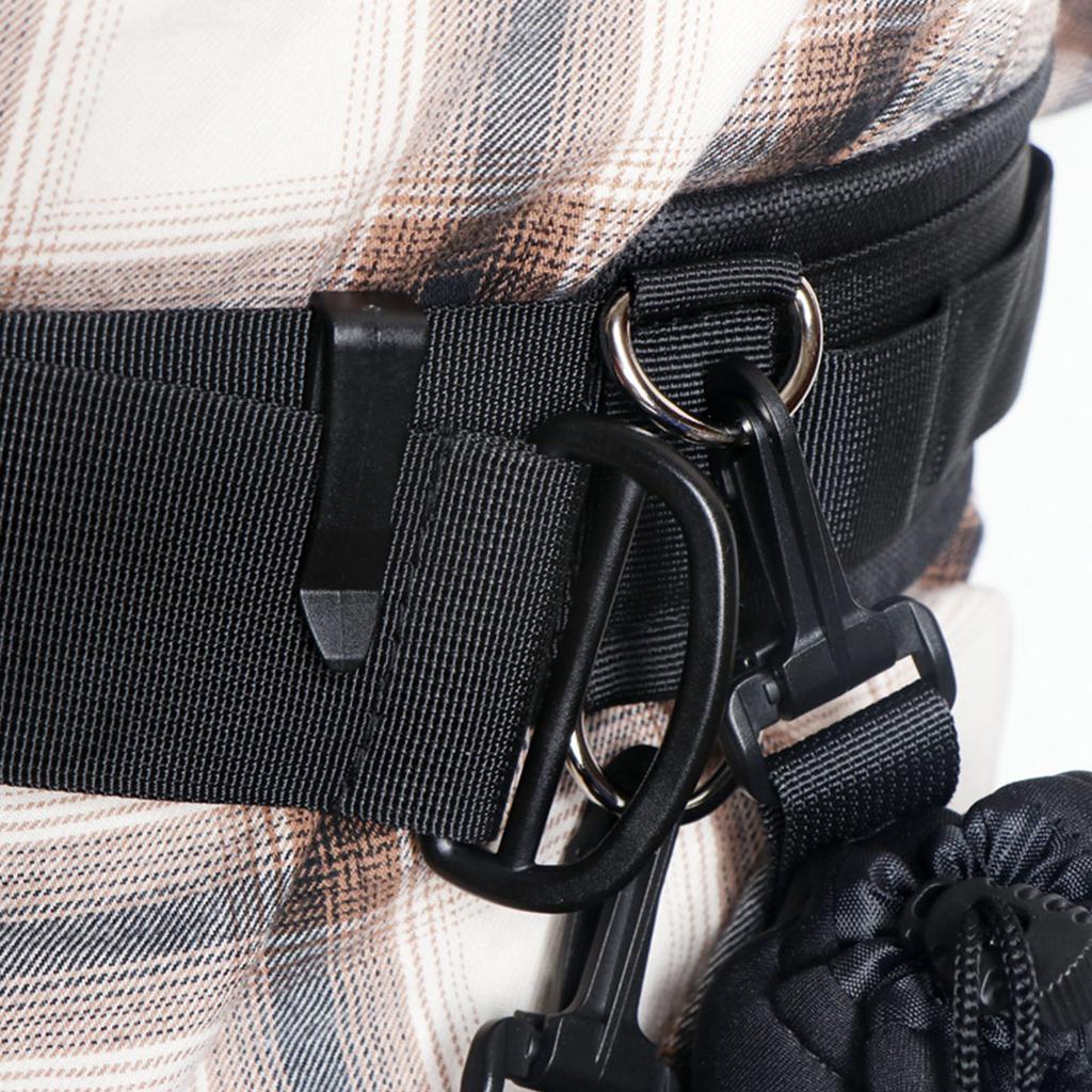 Professional Photography Waist Belt Heavy weight Nylon Strap For Camera Gear Secure D Rings Attachment Travel Adventure