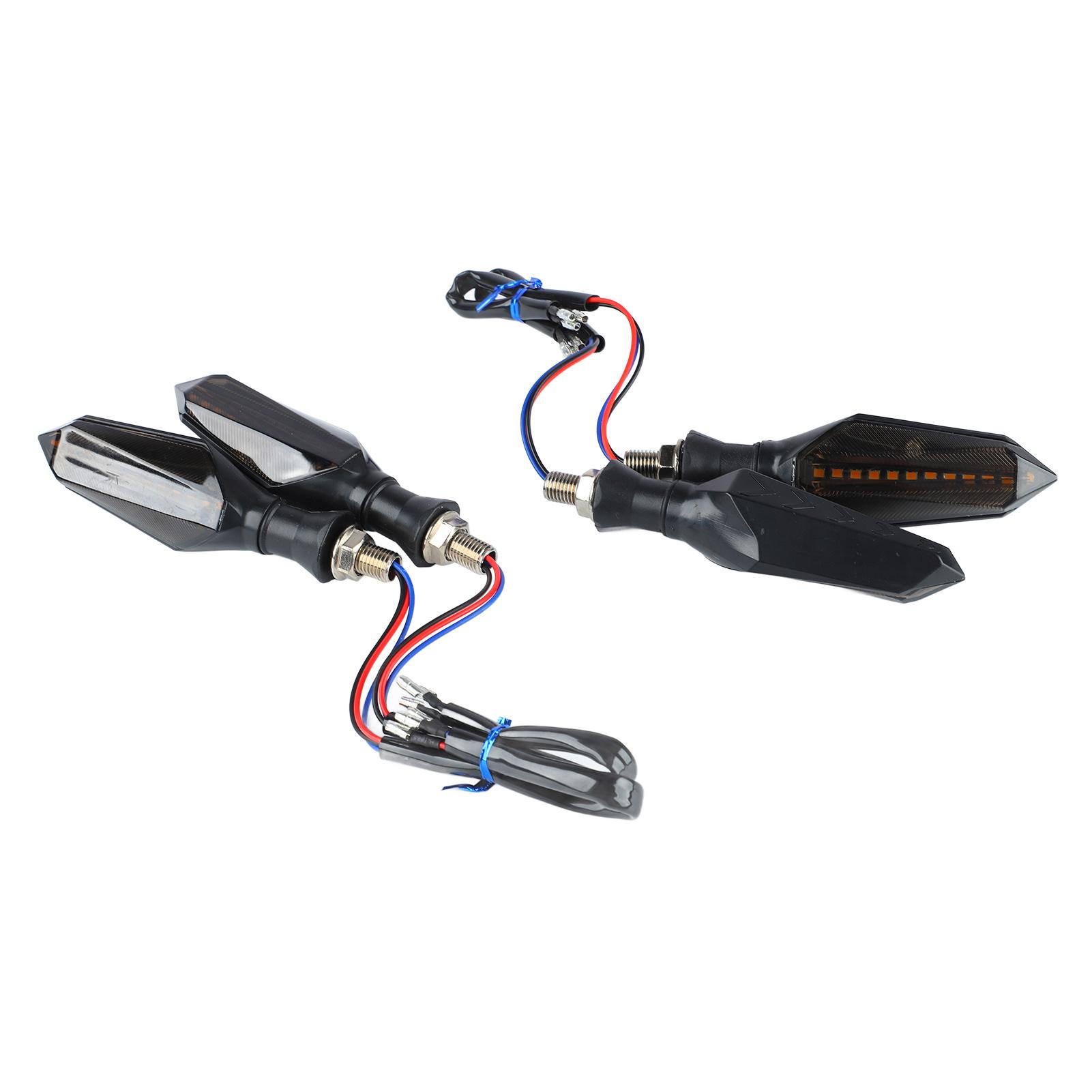 

4 шт. мотоциклетный указатель поворота 12 светодиодов 12 В универсальный последовательный указатель поворота для мотоциклов