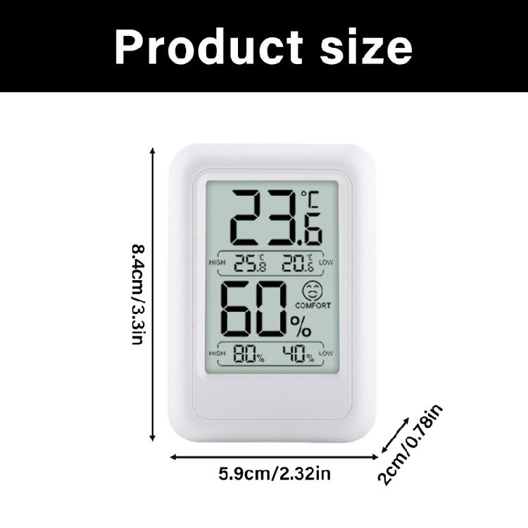 Accurate Room Thermometers Hygrometer Double Display Humidity Temperature Sensor Battery Operated For Living Room Office