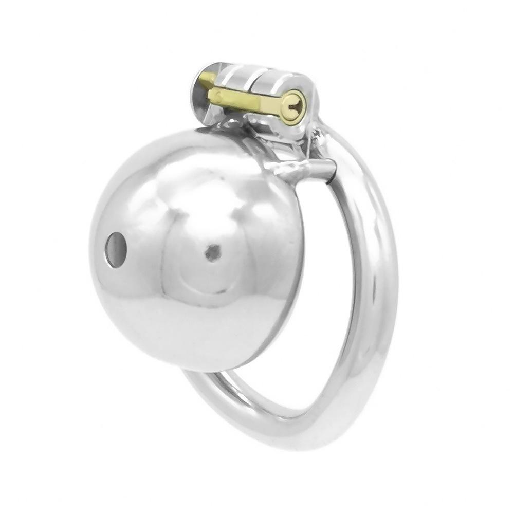 Chastity Lock Cock Cage Male Chastity Device Restrict Erection Stainless Steel Penis Rings SM Erotic Adult Sex Toys for Men Gay