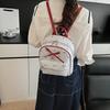 College Style Women's Shoulder Bag New Summer Fashion Bow Small Backpack Shopping Commuter Bag