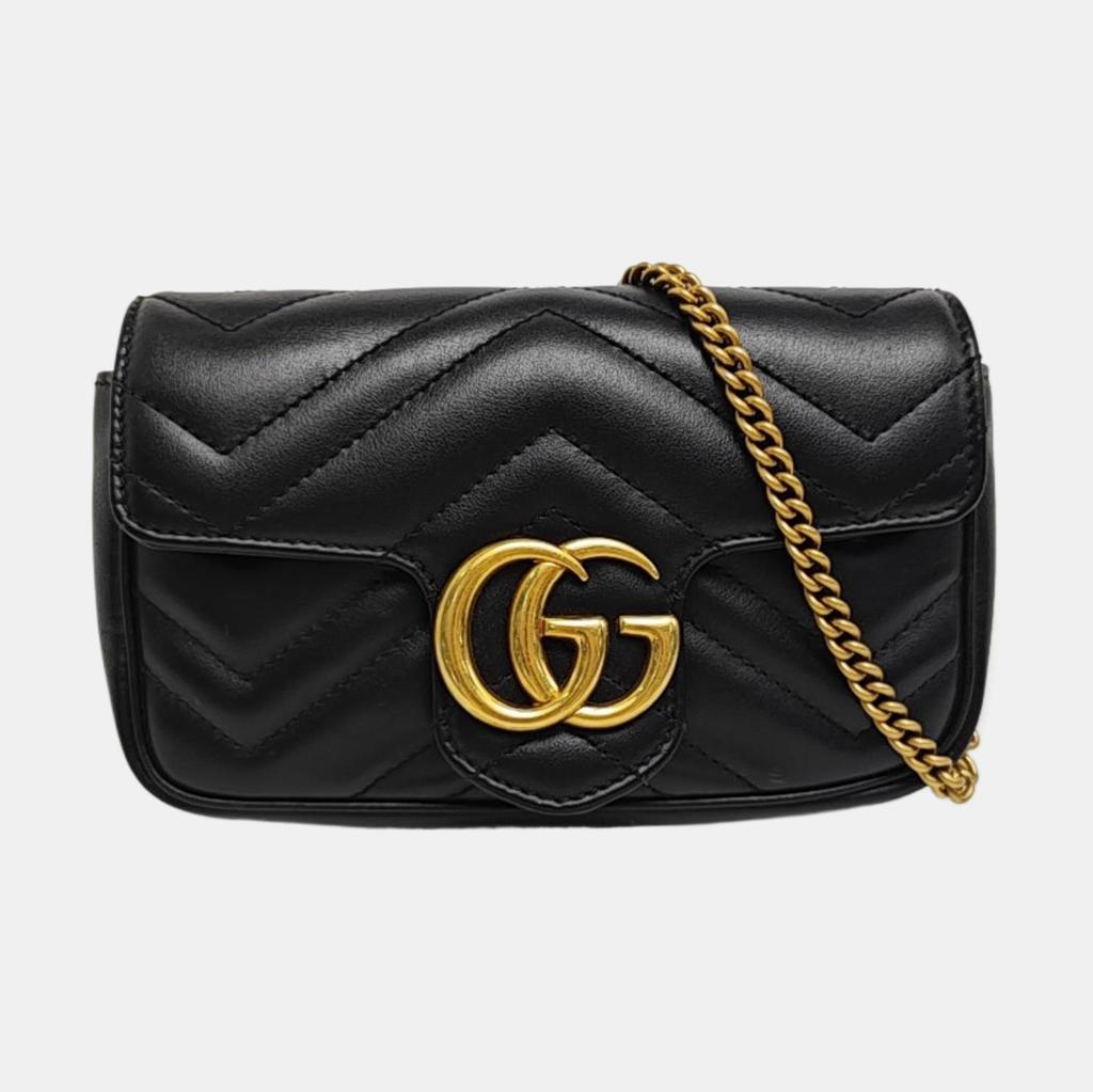 [Pre-Owned] Gucci Handbag 'Black' - Very Good #QE6NS