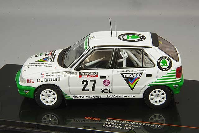 Ixomodel Shukoda Felicia Kit Car 95RAC Rally RAC364 #27 P.Sibera/P.Gross 1/43