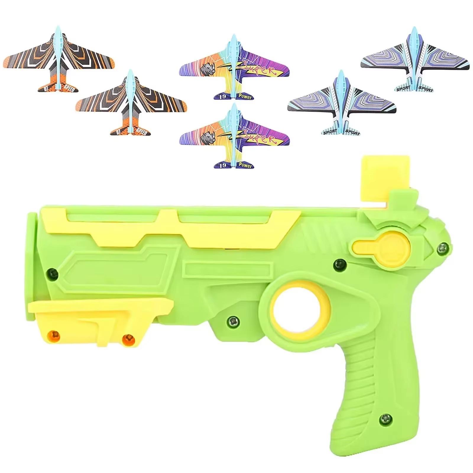 

Foam Airplane Launcher Toy for Kids - Outdoor Flying Glider Catapult Gun, Foam Plane Toy Fun Birthday Gifts for Boys & Girls светло-зеленый