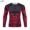 Camiseta de Compresión para Gimnasio Hombre Anime GOKU Disfraz Cosplay Camiseta Secado Rápido Manga Larga Fitness Bodybuilding Entrenamiento Camisetas Deportivas