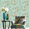 Retro American 3D Precision Pressed Wallpaper Bedroom Living Room Background Wall Plum Blossom Small Floral Decoration Wallpaper
