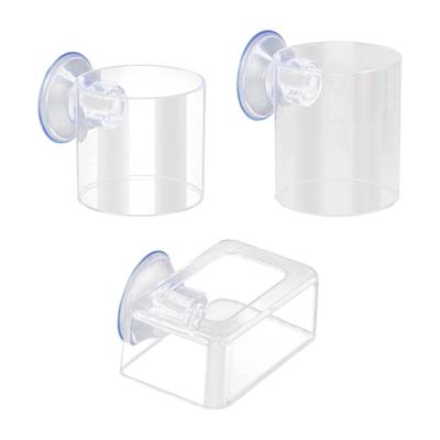 Fish Food Feeding Rings, Transparent Aquarium Station for Aquariums