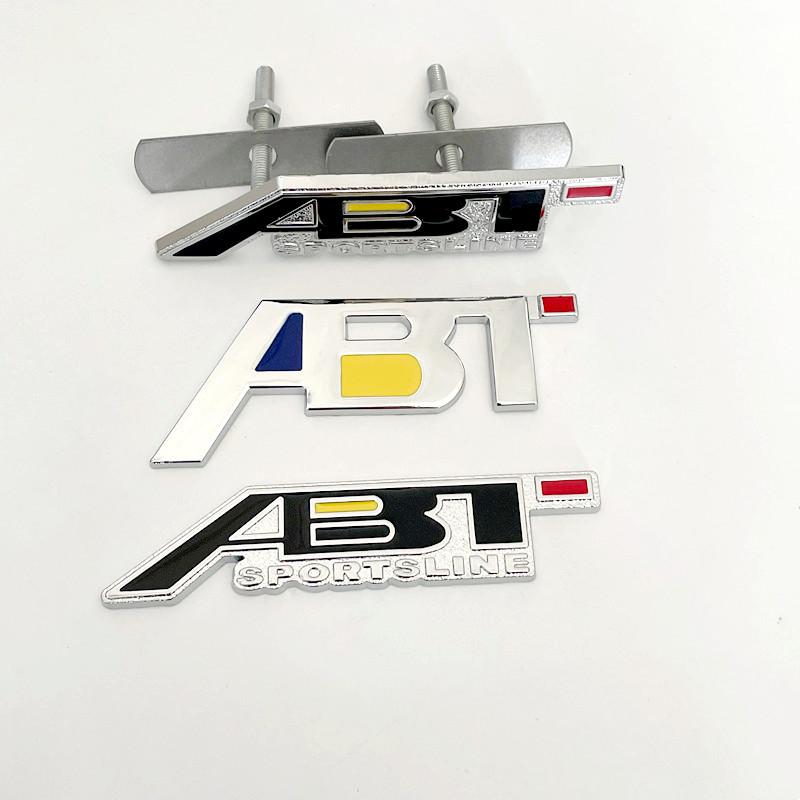 Metal 3D ABT Grilă Față Emblema Aripă Portbagaj Spate Autocolante Decalcomanii Pentru Q3 Q5 Q7 A3 A4 A5 A6 B6 B8 C6 C5