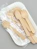 Biodegradable Disposable Wooden Ice Cream Spoons