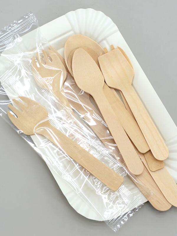 Biodegradable Disposable Wooden Ice Cream Spoons