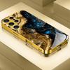 Texture / Grain High-end Phone Case Electroplated Glass TPU PhoneCase for iPhone 17 16 15 14 13 12 11pm Pro Plus Dropresistant