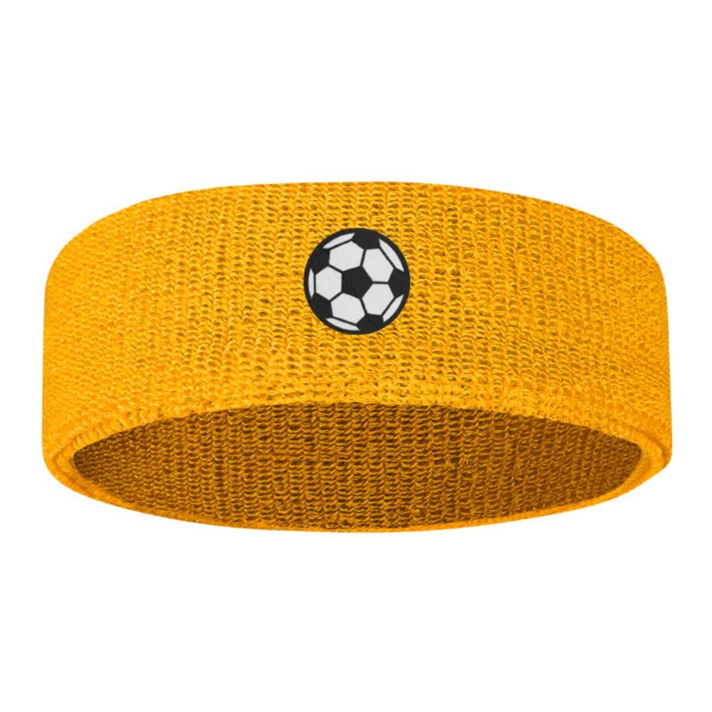 Soccer Printed High Elasticity Sweatband Polyester Polyester Knit Headband  Running