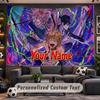 Wall Hanging Tapestry Custom NameChainsaw Man Pattern Personalized Printed Fabric Wall Decor