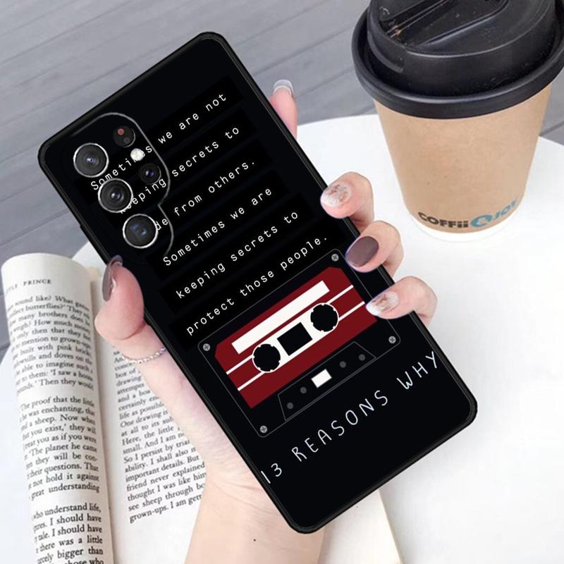 13 Thirteen Reasons Why phone case Cover For Samsung Galaxy S24 S25 Ultra S21 S22 Ultra S10E Note 10 Plus Note 20 FE S23