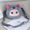 Dopamine Three Baby Single Shoulder Crossbody Bag Panda Rabbit Frog Plush Bags