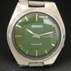 GENUINE VINTAGE SEIKO AUTOMATIC 7009A JAPAN MENS GREEN DIAL WATCH a708597-1
