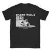 Silent Hill Horror Game Printed Pure Cotton Tshirt Trendy Retro Dark Thriller Style Personalized Wearing Pure Cotton Tee Unisex