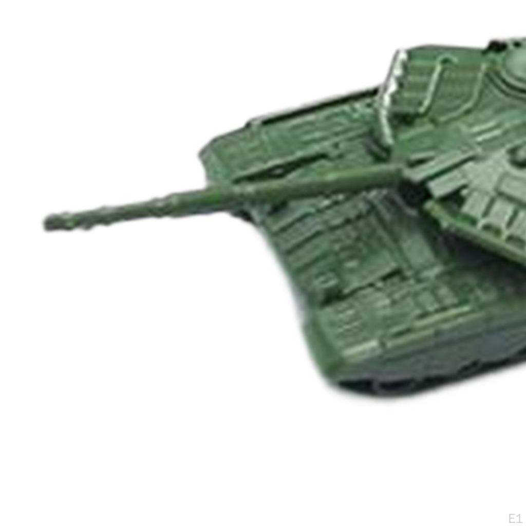 4x 1/144 Tank Rocket Launchers Models, Assembled Vehicles Building Kit, Mini for