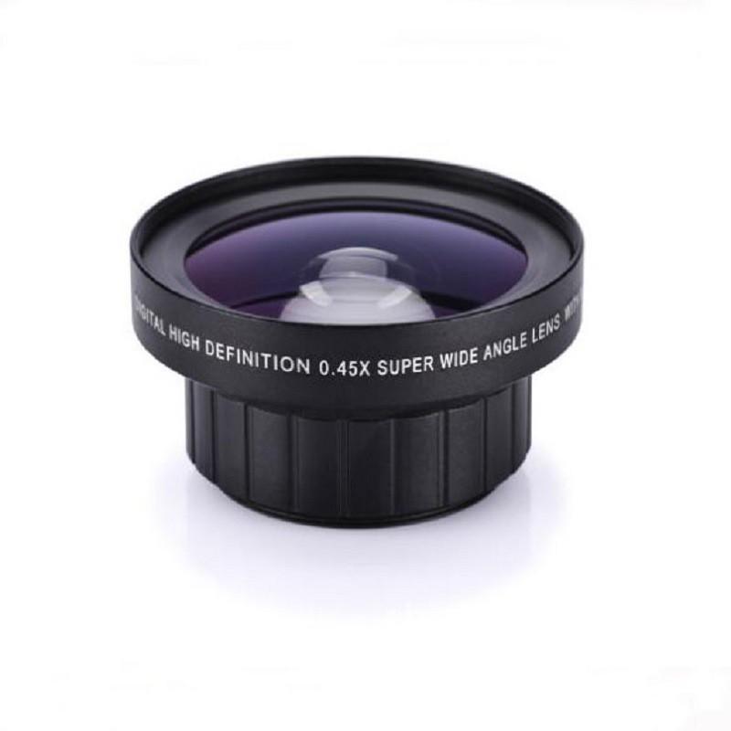 0.45x Wide Angle Macro Lens Smartphone Camera External Clip-on Universal Mobile Photography Accessory