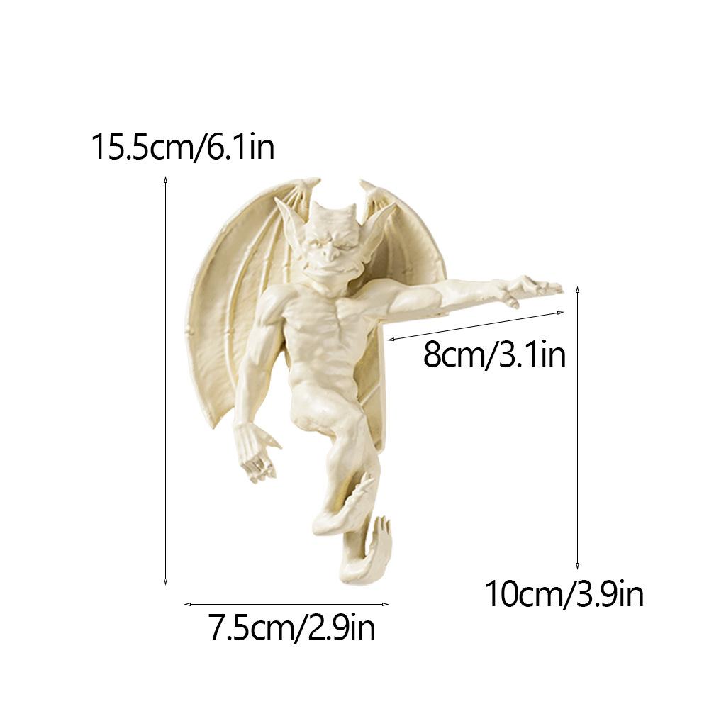 Gothic Gargoyle Resin Door Frame Decoration Monster Statue Halloween Home Display Party Centerpiece For Teens And Couples
