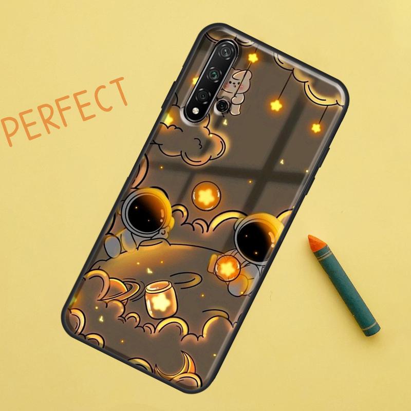 Cute Galaxy Astronaut For Huawei Nova 10 9 SE 11 Pro 12i 11i 8i Y60 Y70 Y90 Y61 Y91 Y72 Y73 P20 P40 P30 Lite Case