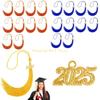 KX4B 10Pcs Class of 2025 Graduation Hat Tassels Graduation Hat Tassels For Graduates