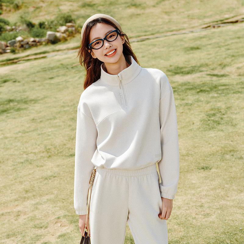 Anta General Simple Design Fashion Trend Lightweight Comfortable Hoodie Women Hoodies 162537706-1