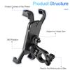 Bicycle Phone Holder Motorcycle Mobile Cellphone Stand Bike Handlebar Clip Stand GPS Mount Bracket