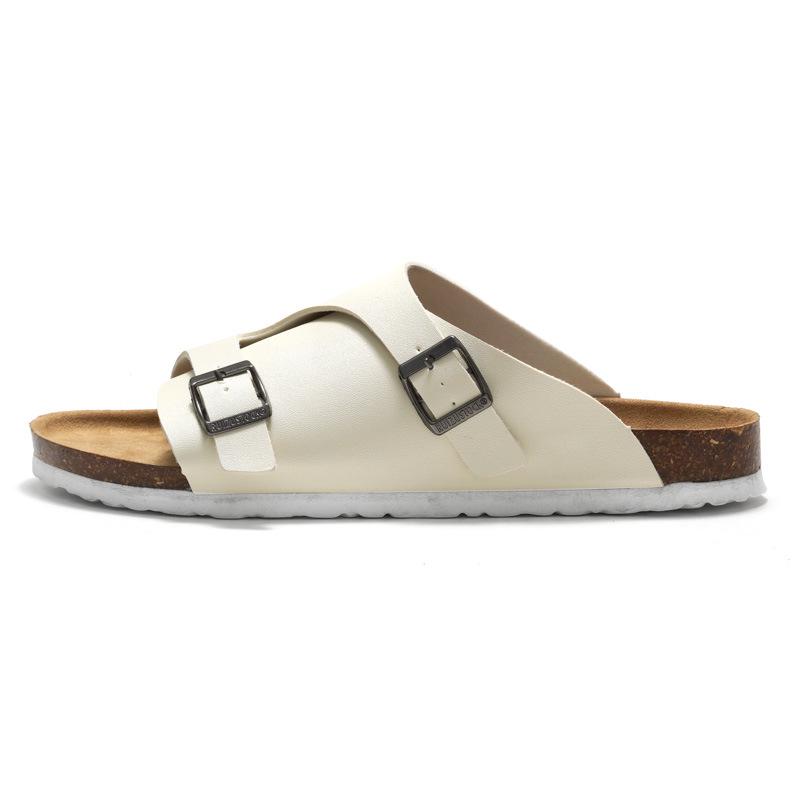 Ruizu Cork Sandals: Unisex Summer Beach Slippers for Couples and Students