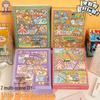 Little Mochi DIY 3D Quiet Book Sticker Set - Pre-Cut Children's Handmade Activity Kit Gift Box