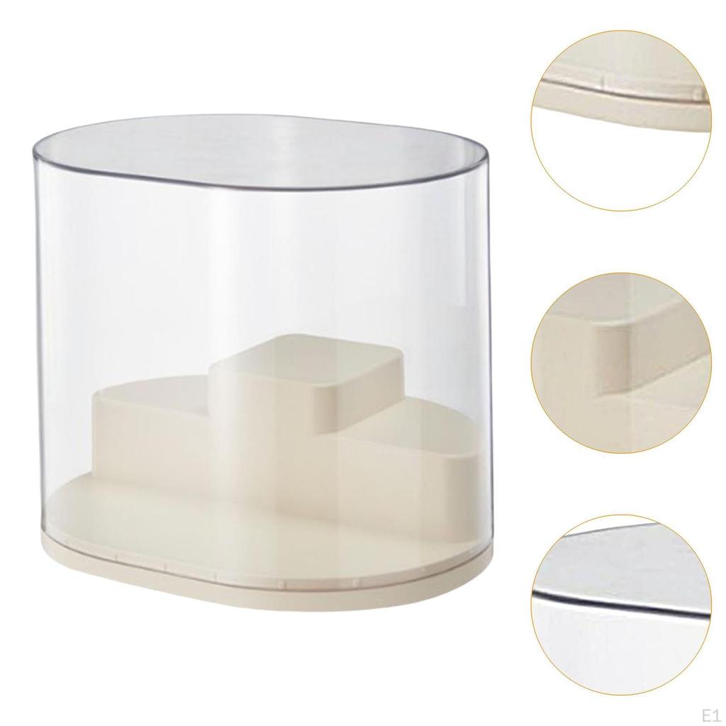 Figures Display Case Clear Showcase Desktop Miniature Toy Storage Box Organizer for