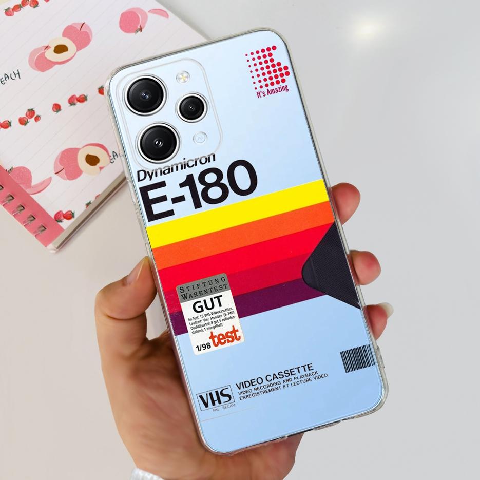 For Xiaomi Redmi 12 Case 2023 New Fashion Painted Cover Clear Silicone Phone Case For Xiaomi Redmi 12 Redmi12 Soft Fundas Bumper