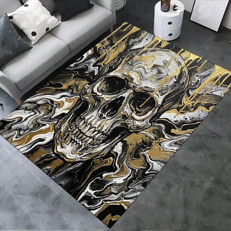 2025 New Skull Carpet Rug for Living Room Bedroom Home Sofa Decoration,Kids Play Non-slip Floor Mat53