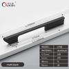 High Quality Luxury Hardware Cabinet Furniture Kitchen Drawer Dresser Pull Aluminium Profile Wardrobe Long Room Handles