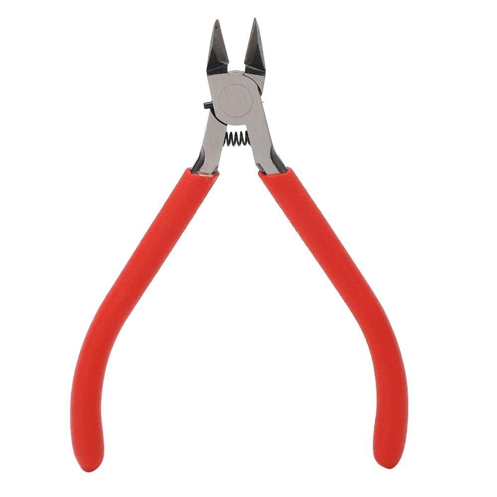 Chrome-Vanadium Steel Side Cutters Reset Spring Wire Cutting Pliers  For Electronics Repair