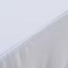 VidaXL Nappes élastiques de table avec jupon 2 pcs 183x76x74cm Blanc
