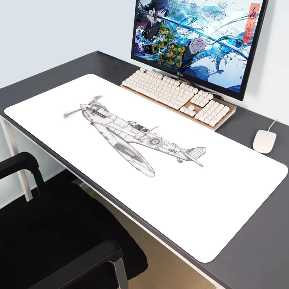 .Super-large aircraft design game Mouse Pad XXL Gaming Accessories Gamer Keyboard Non-Slip Laptop Large Rubber Anime Custom