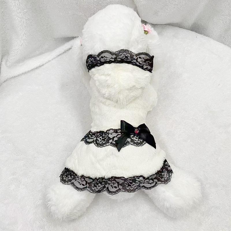 

Pet Skirts, Dog Clothing, Small Dog Warm Plush Coats, Cat Winter Pet Clothes S