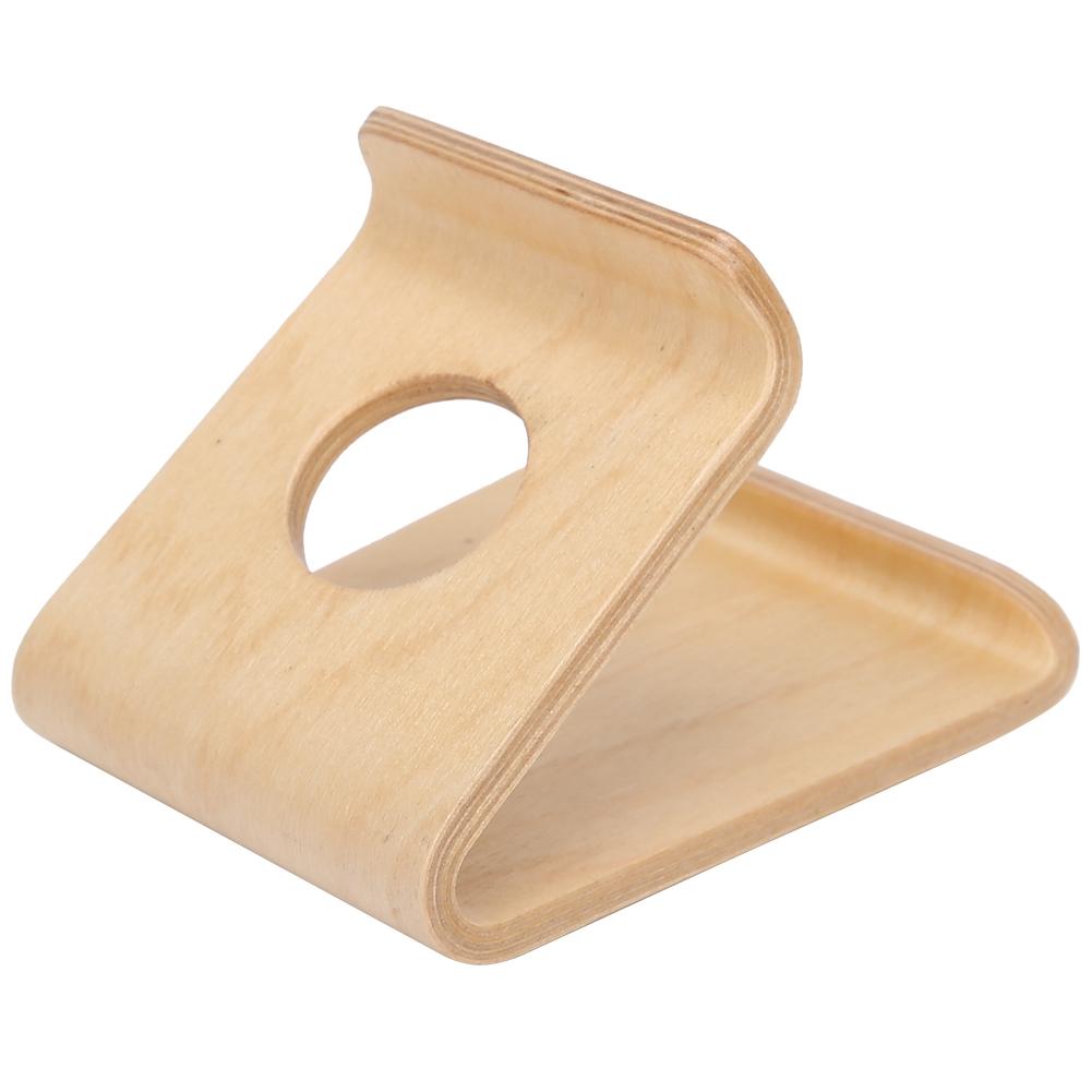Double-Sided Walnut Desktop Tablet PC Holder Mobile Phone Stand Bracket Accessory(undertint )
